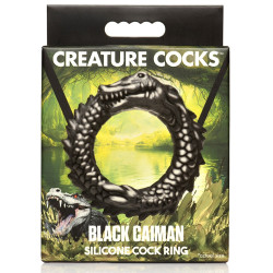 Creature Cocks Cockring Black Caiman Noir